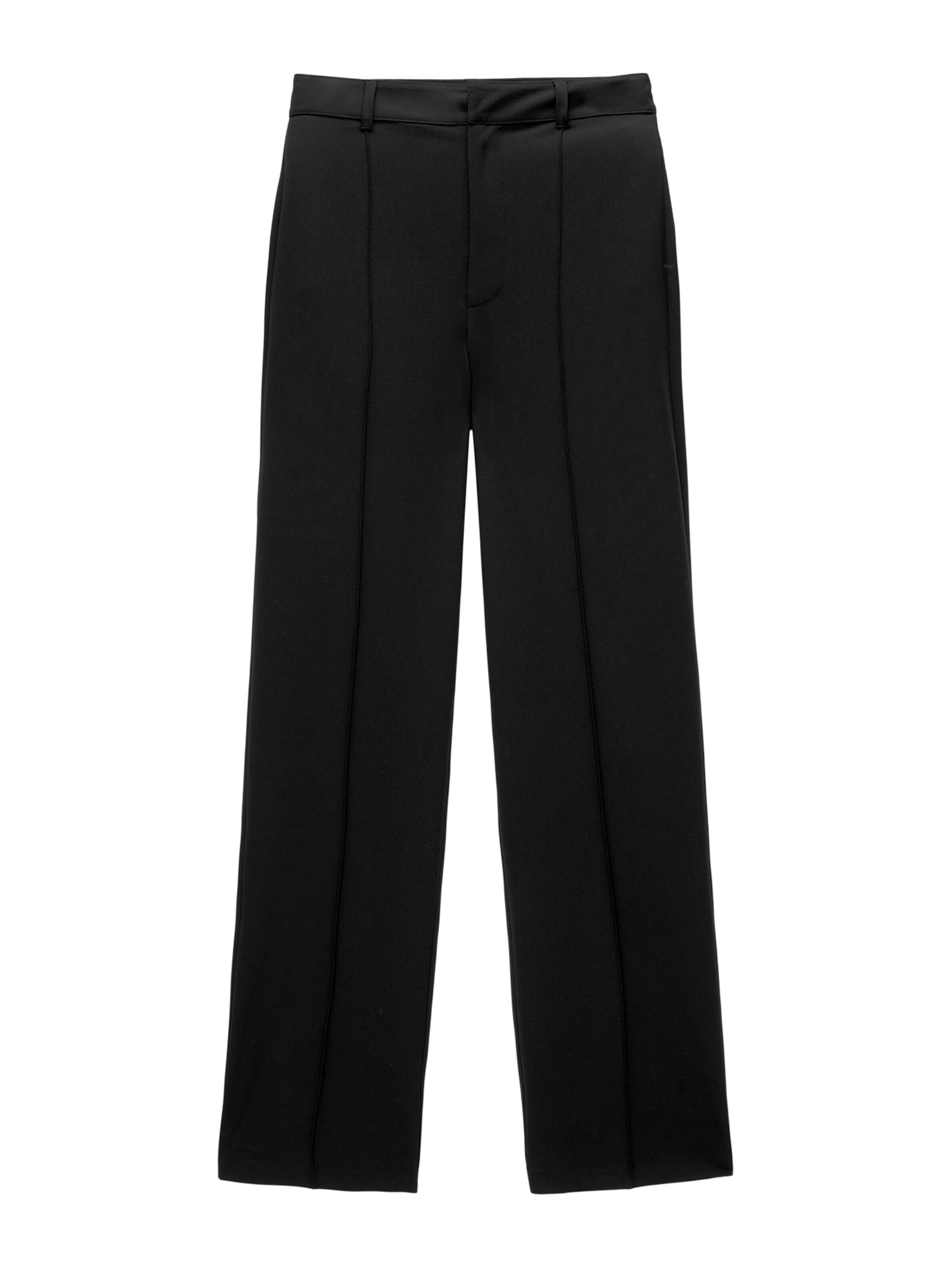 Pull&Bear Trousers in Black: front