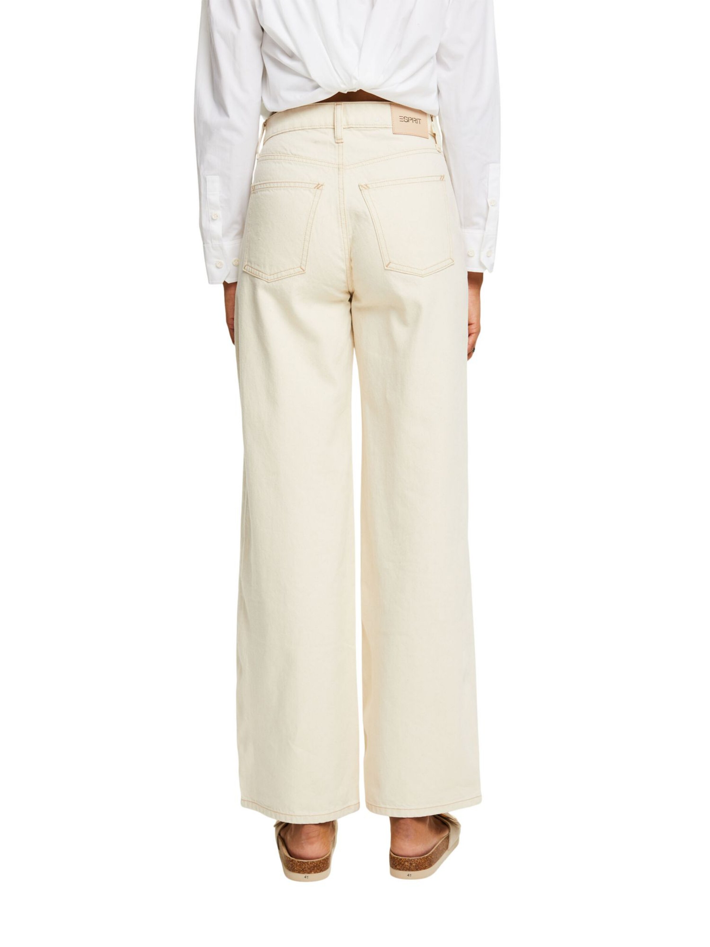 Loosefit Jean ESPRIT en blanc