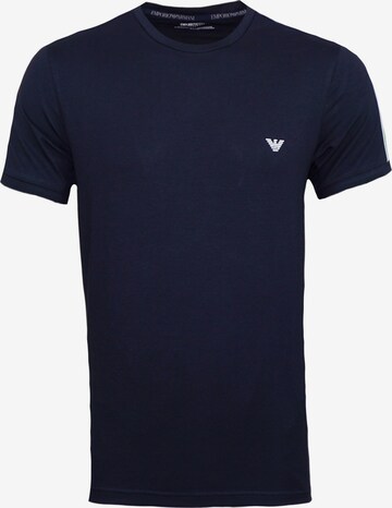 T-Shirt Emporio Armani en bleu : devant