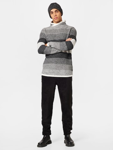 TOM TAILOR DENIM Sweater in Grey