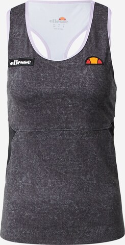 Top sportivo di ELLESSE in nero: frontale