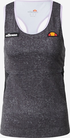 ELLESSE - Top deportivo en negro: frente