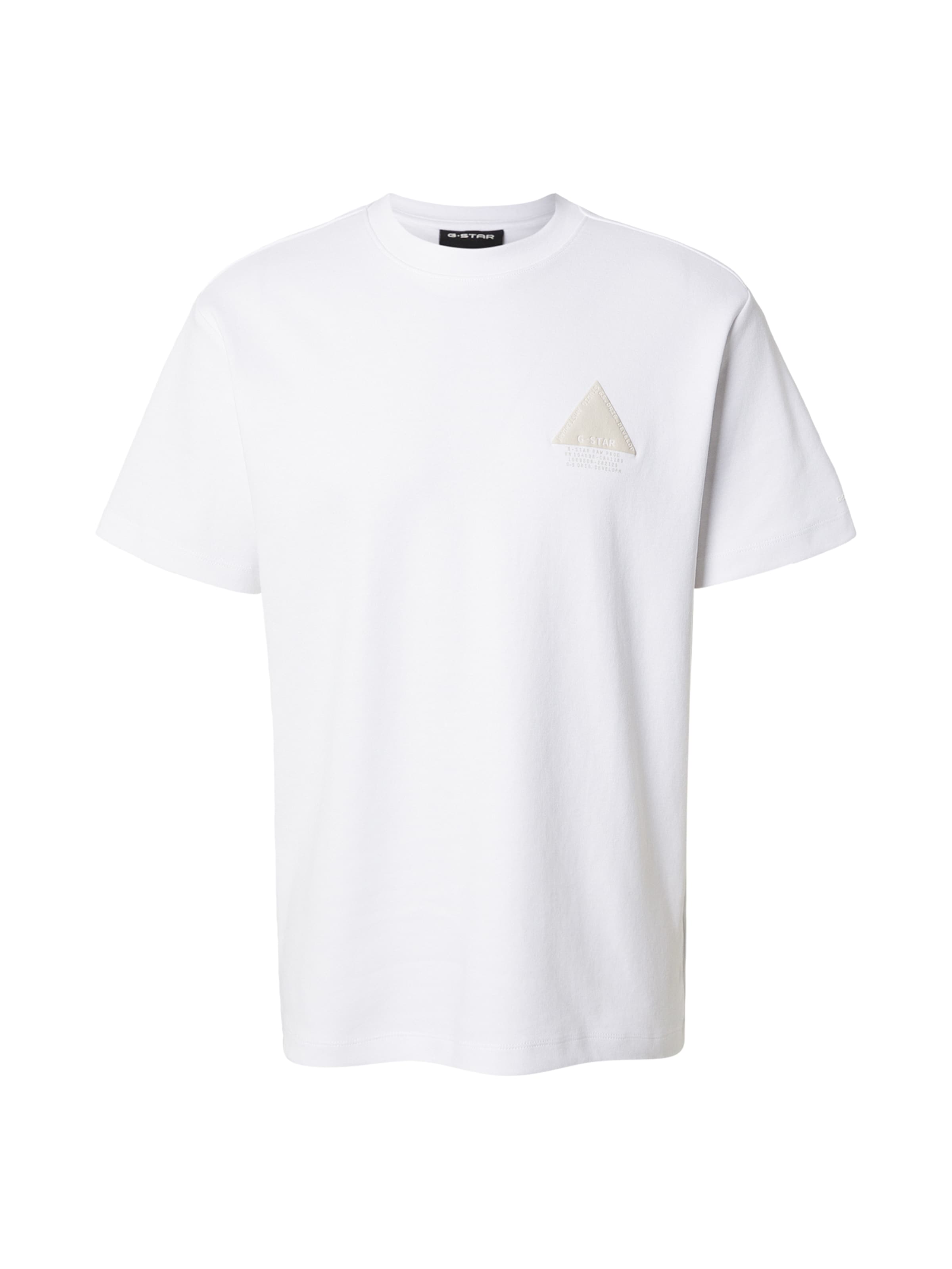 G-STAR T-shirt i vit: framsida