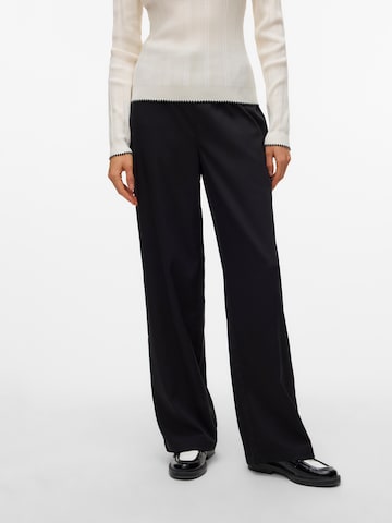 Wide leg Pantaloni 'VMPARIS' di VERO MODA in nero: frontale