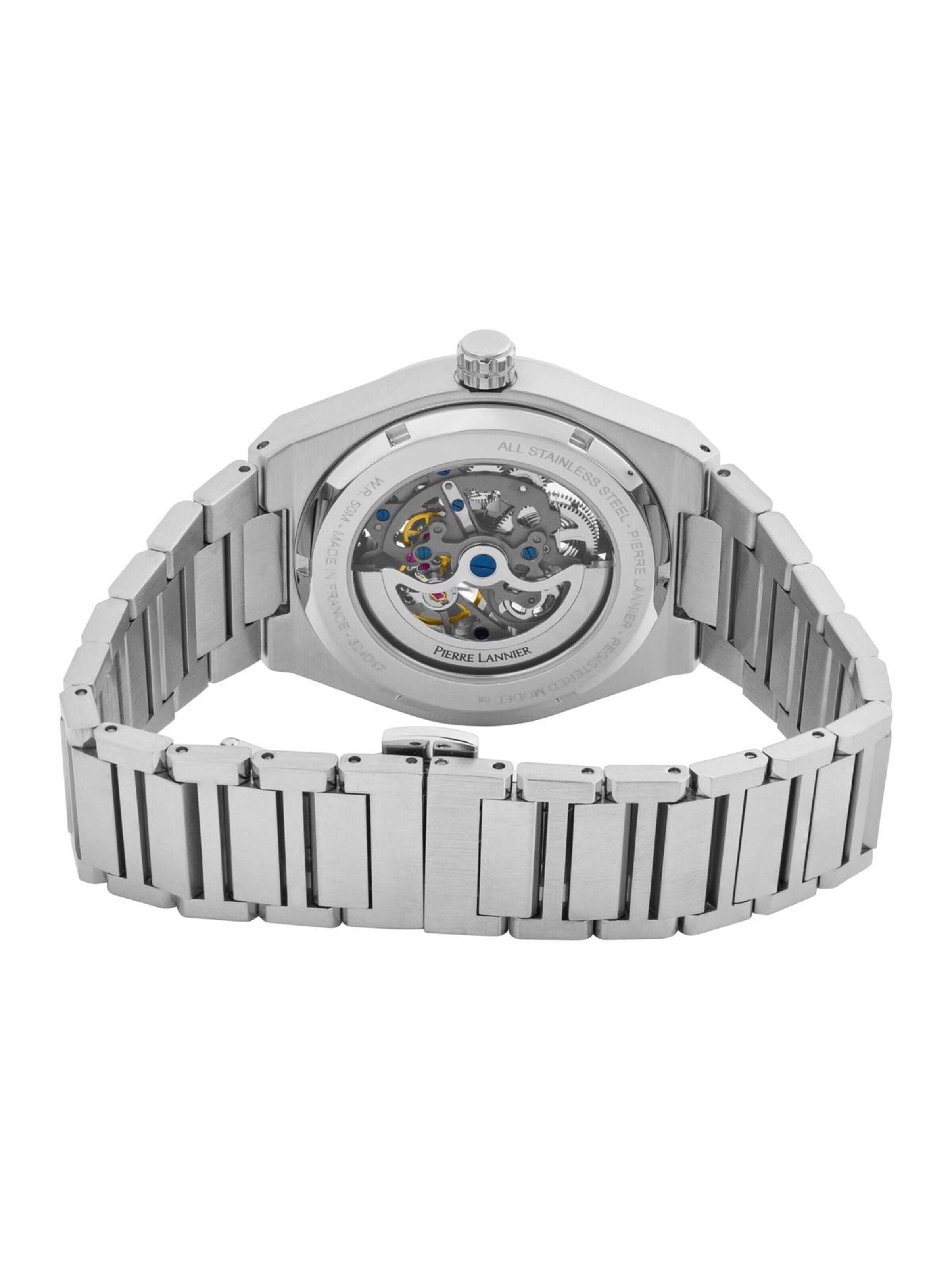 Pierre Lannier Analoog horloge 'Automatic watch Ardent' in Groen