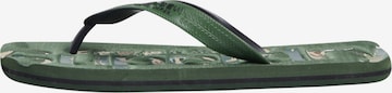 Superdry Teenslippers in Groen: voorkant