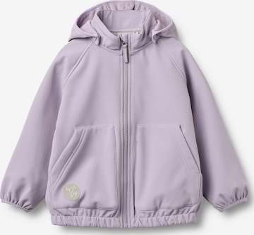 Veste fonctionnelle 'Alleo' WHEAT en violet : devant