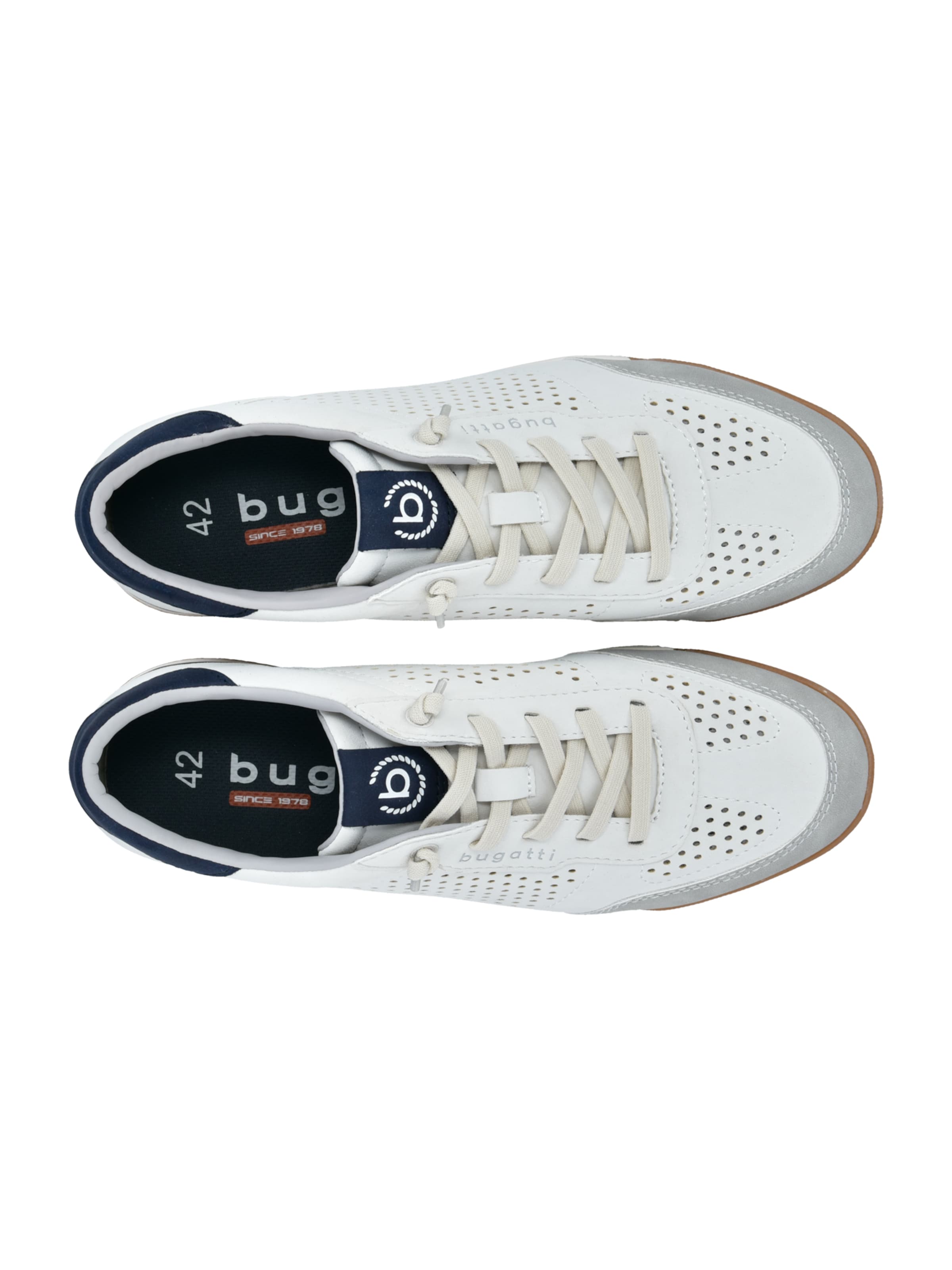 bugatti Sneakers laag in Wit