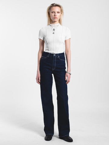 Dr. Denim Regular Jeans 'Echo High Straight' in Blauw