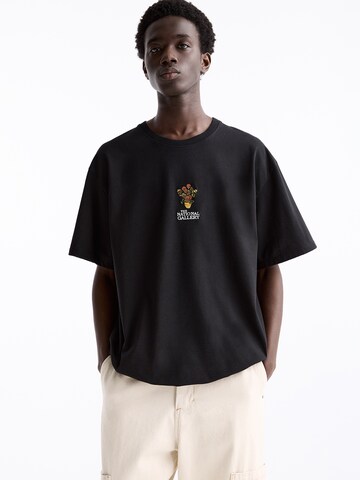 Pull&Bear Shirt in Black: front