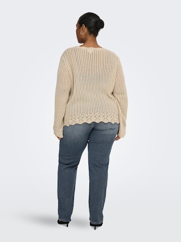 Pullover 'CAREMMA' di ONLY Carmakoma in beige