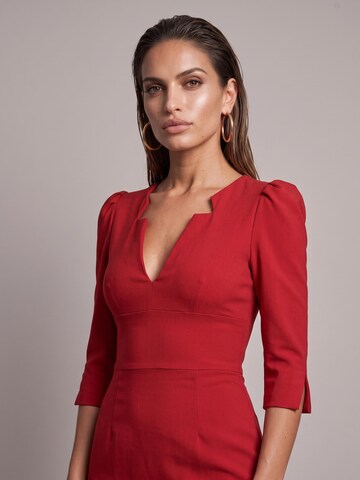 AUDRAY Sheath dress 'RITA' in Red