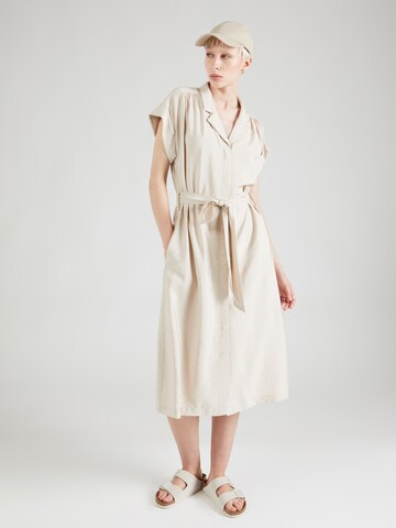 Robe 'Gianara Benina' MSCH COPENHAGEN en beige : devant