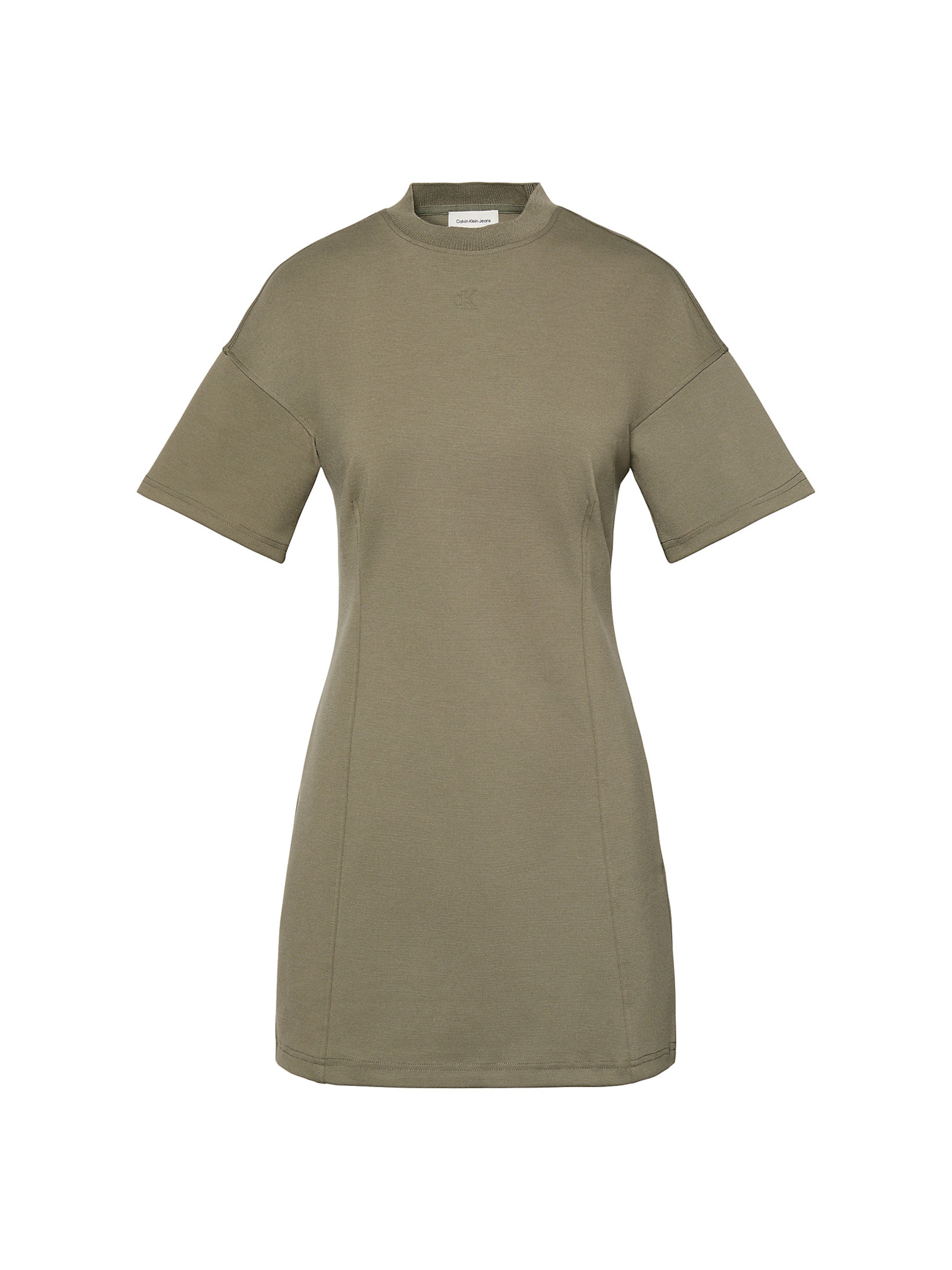 Robe Calvin Klein Jeans en vert : devant