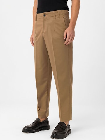 regular Pantaloni con pieghe 'Fernando' di Antioch in beige