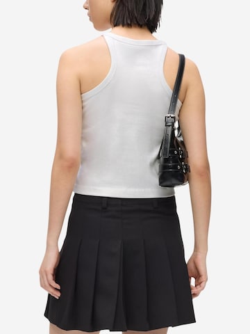 KARL LAGERFELD JEANS - Top 'KLJ Coated Ribbed Tank B1W17052' en plata