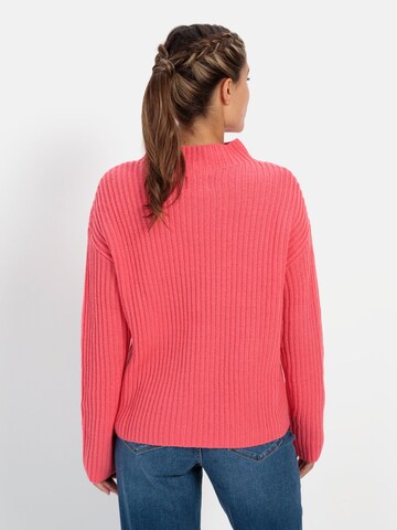 CAMEL ACTIVE Strickpullover mit Rollkragen in Pink