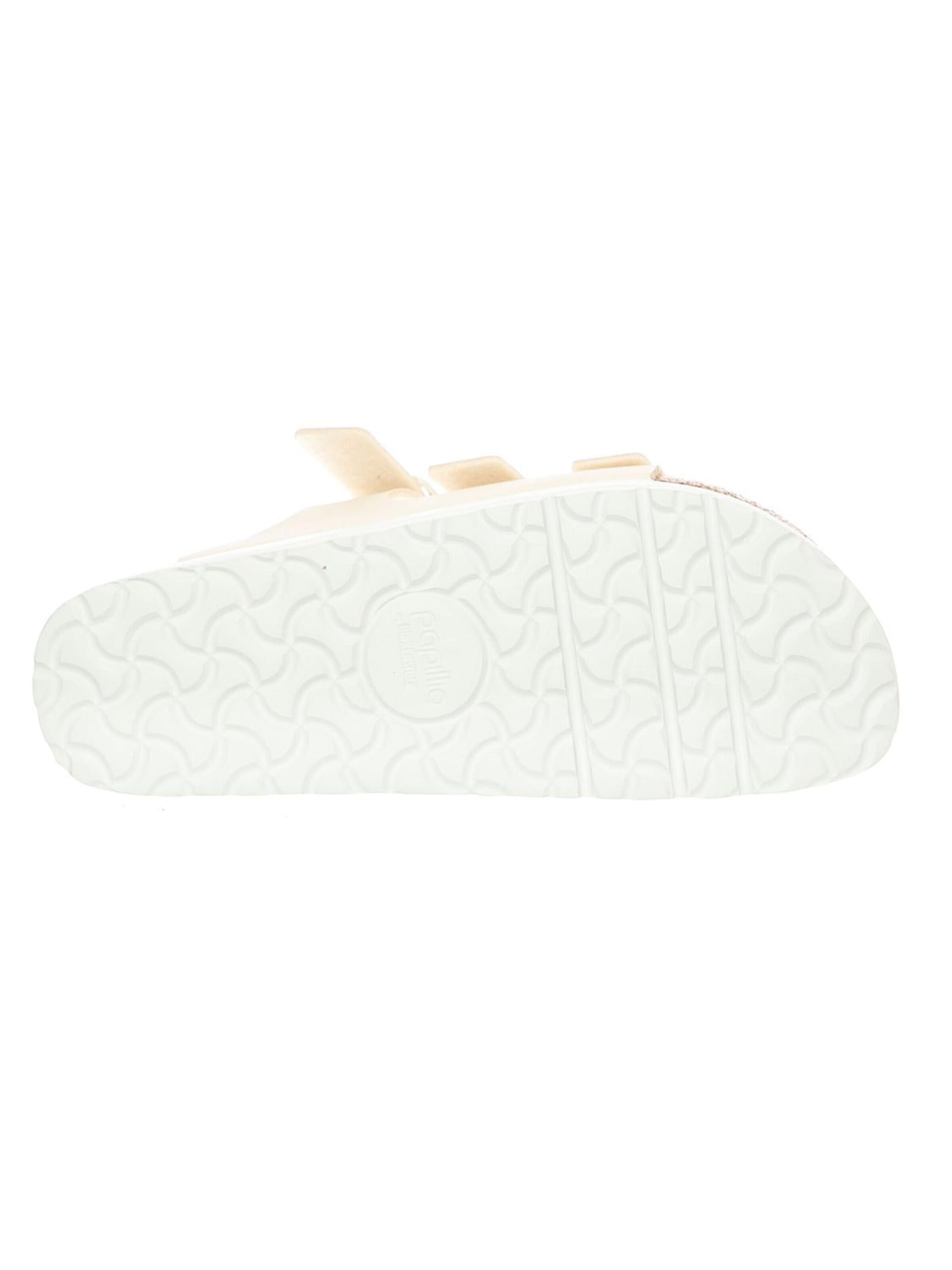 Sandales 'Florida III Platform Vegan Birko Flor Narrow Fit Eggshell' BIRKENSTOCK en blanc