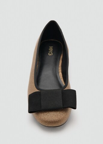 MANGO KIDS Ballet Flats 'Yas' in Gold