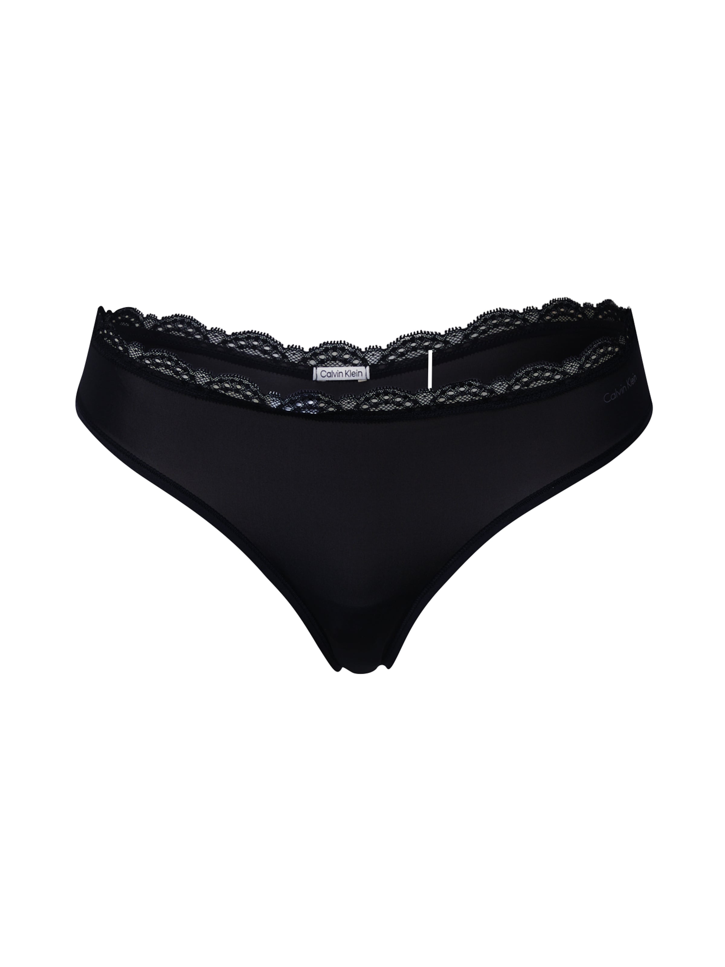Calvin Klein Underwear Stringid, värv must: eest vaates