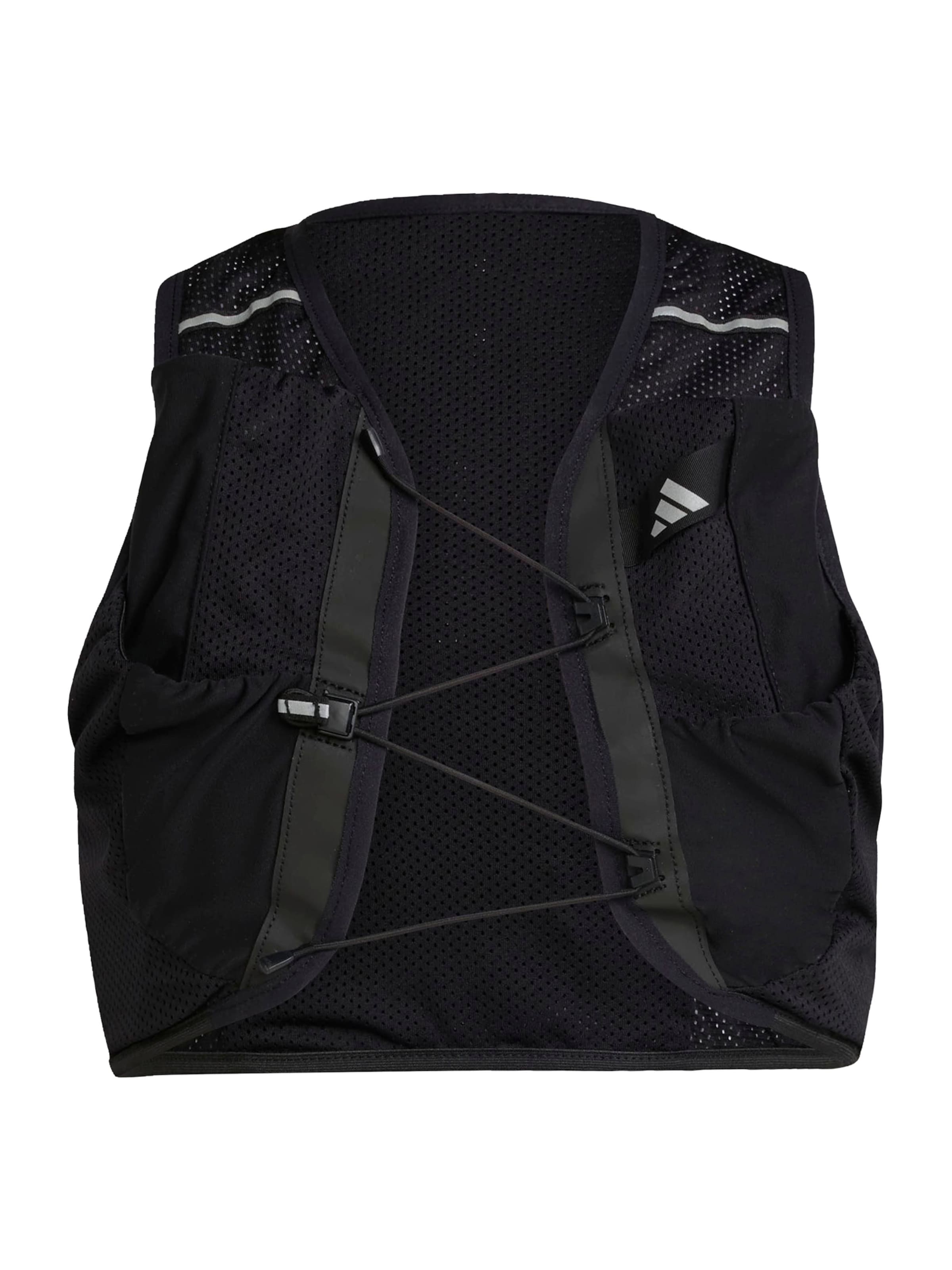 ADIDAS PERFORMANCE Sportbodywarmer 'Running CLIMACOOL' in Zwart: voorkant