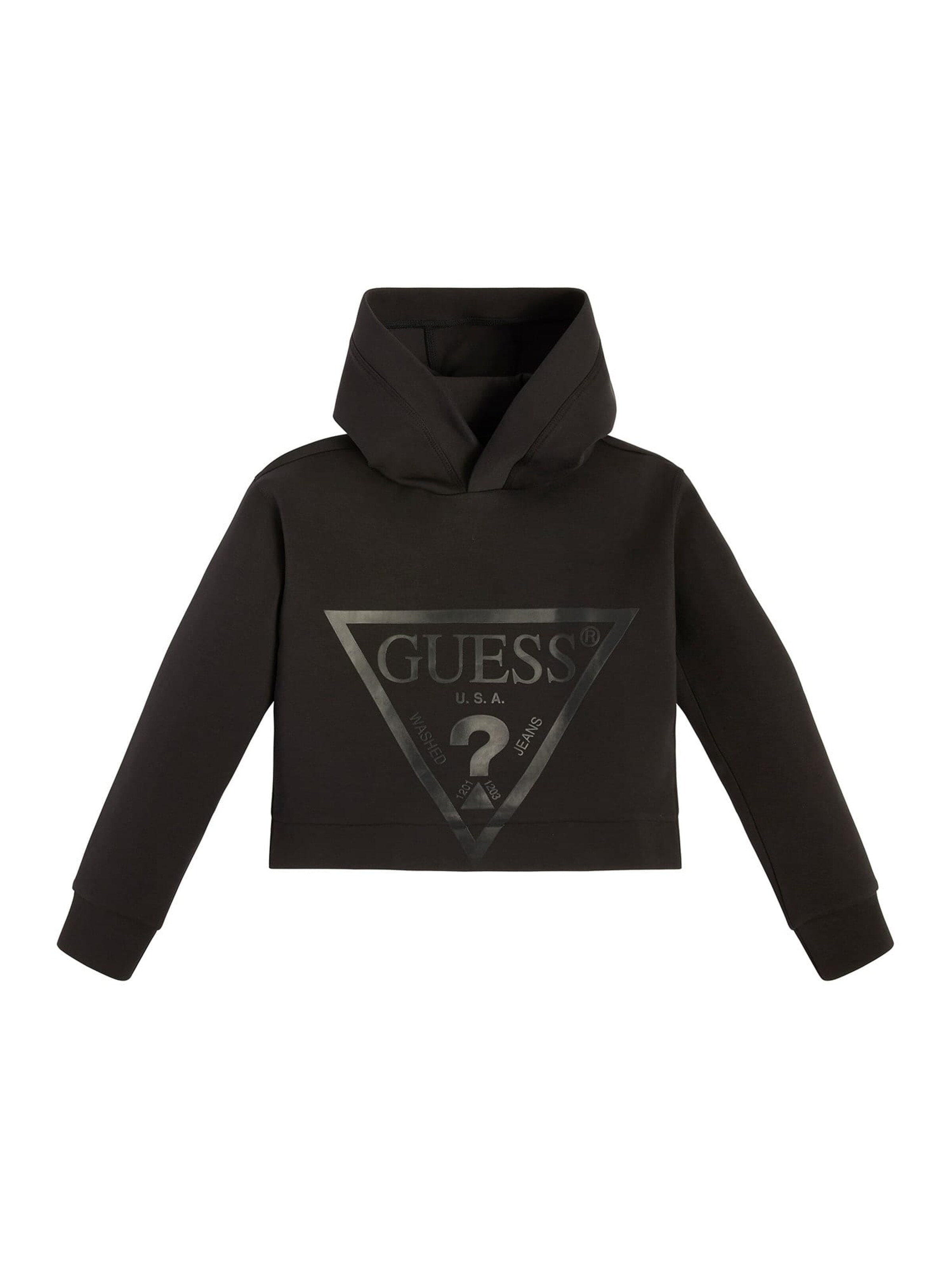 GUESS Sweatshirt in Schwarz: Vorderseite
