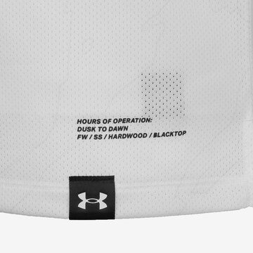 UNDER ARMOUR Functioneel shirt 'Futures Retro' in Wit