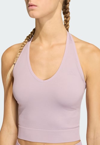 ADIDAS PERFORMANCE Sporttop 'Essentials' in Lila