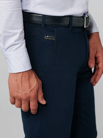 MEYER Regular Chinohose in Blau