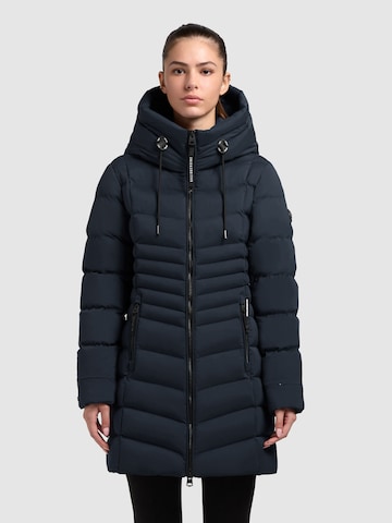 Manteau d’hiver 'Lava' khujo en bleu : devant