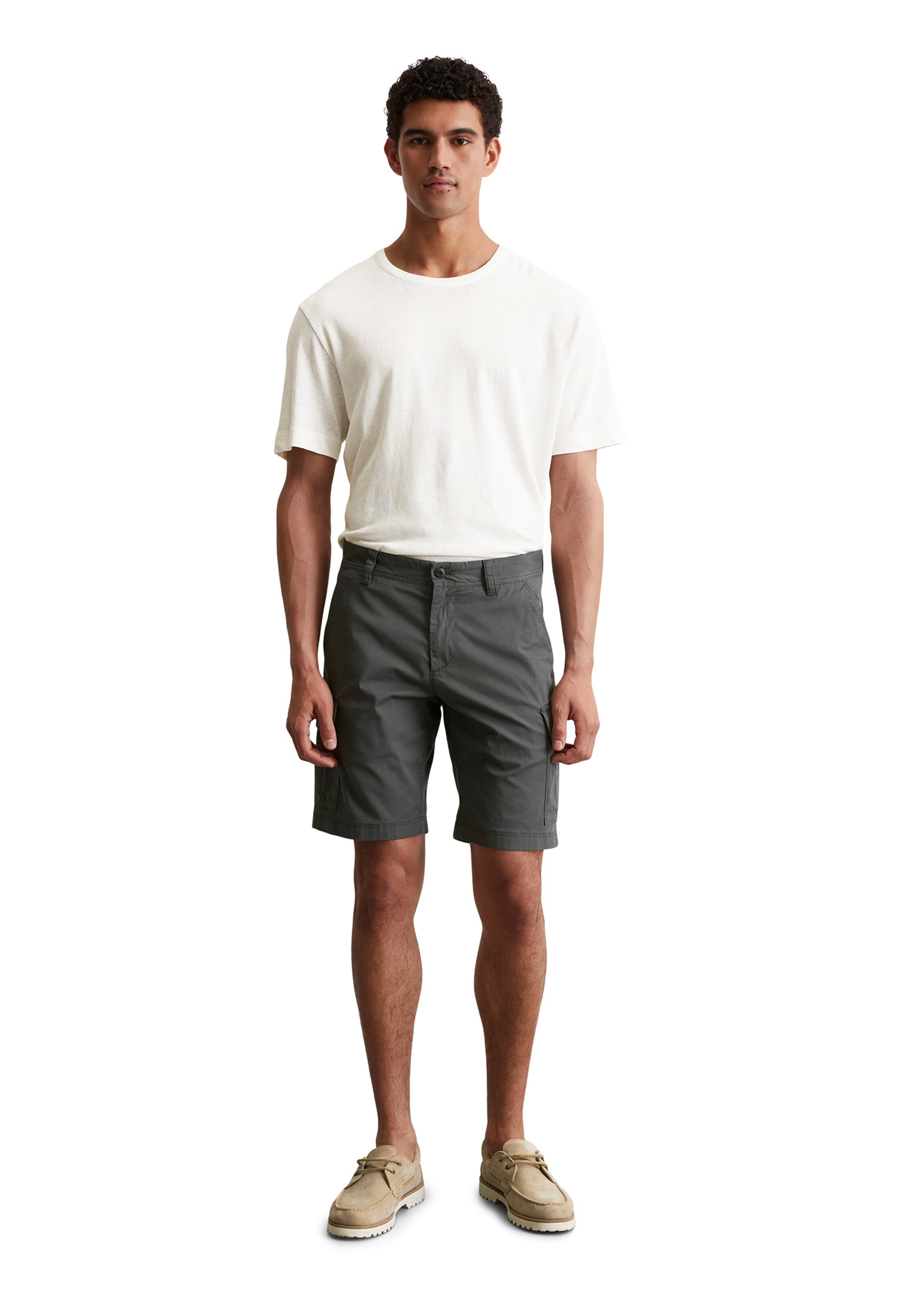 Marc O'Polo Regular Shorts 'Reso' in Grau
