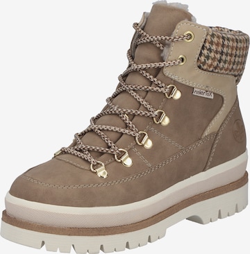Rieker Schnürstiefelette in Beige: Vorderseite