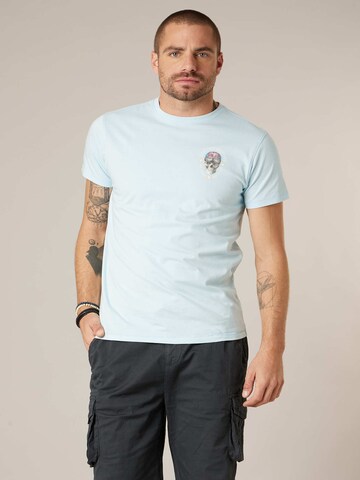 T-Shirt 'DEKARI' Deeluxe en bleu : devant