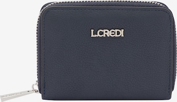 L.CREDI Wallet in Grey: front