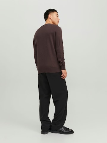 JACK & JONES Sweater in Brown