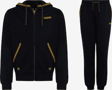 FC BAYERN MÜNCHEN Tracksuit 'FC Bayern München Black & Gold' in Black: front