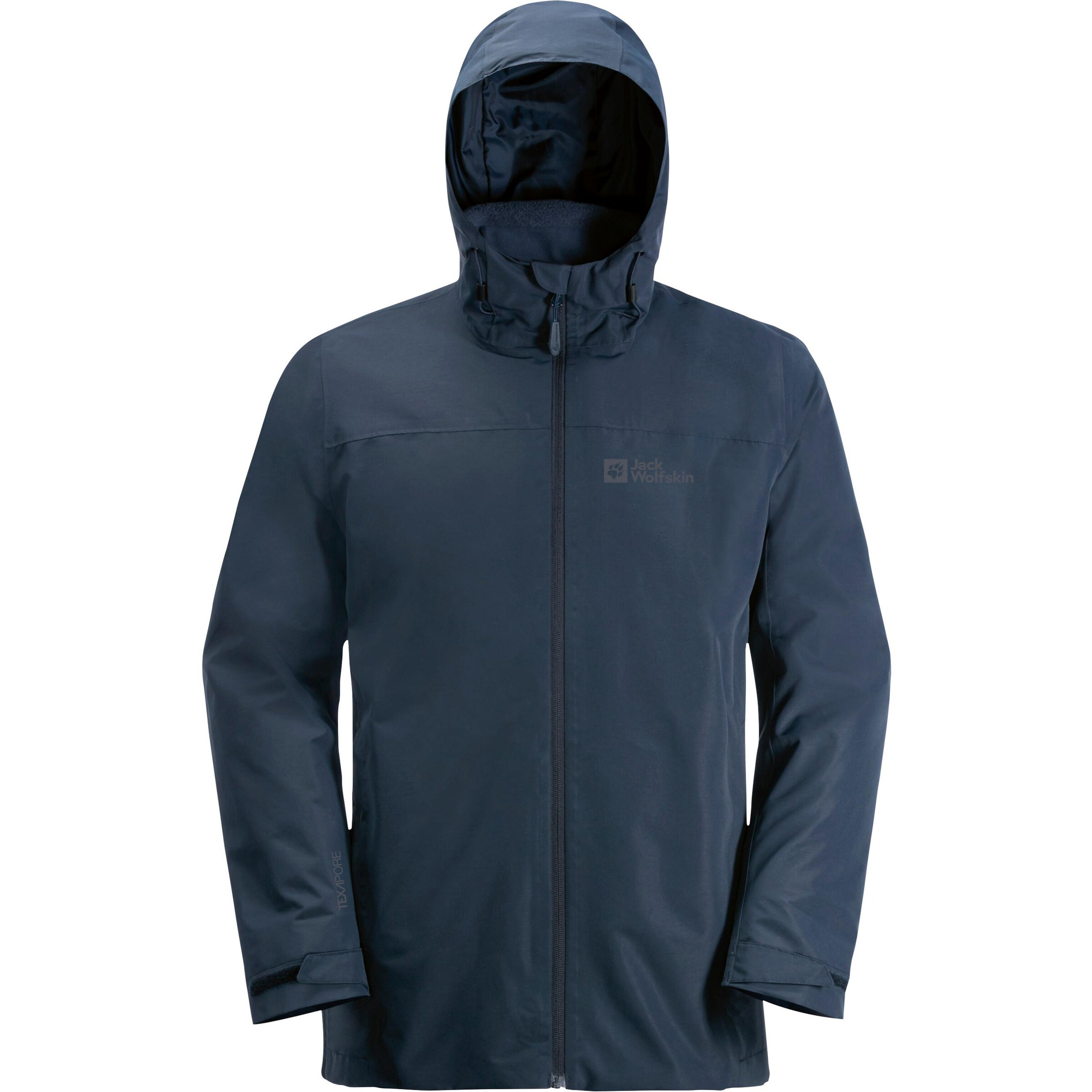 JACK WOLFSKIN Outdoorjas 'Taubenberg' in Blauw