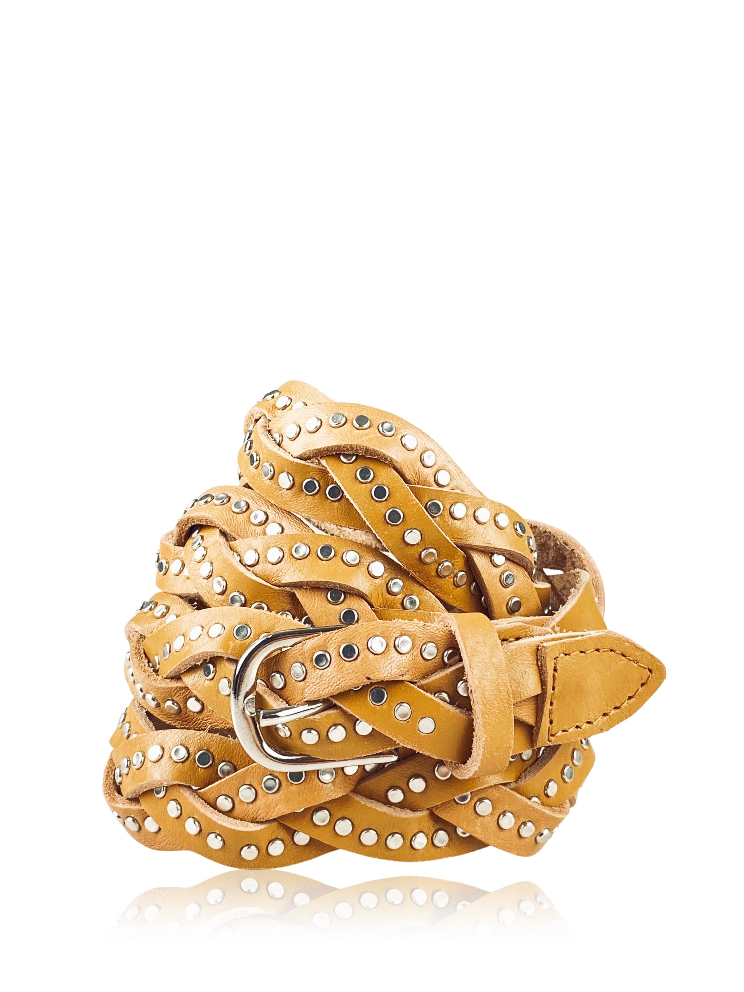 COLLEZIONE ALESSANDRO Belt 'Yachting' in Brown: front