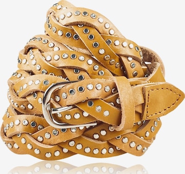 COLLEZIONE ALESSANDRO Belt 'Yachting' in Brown: front