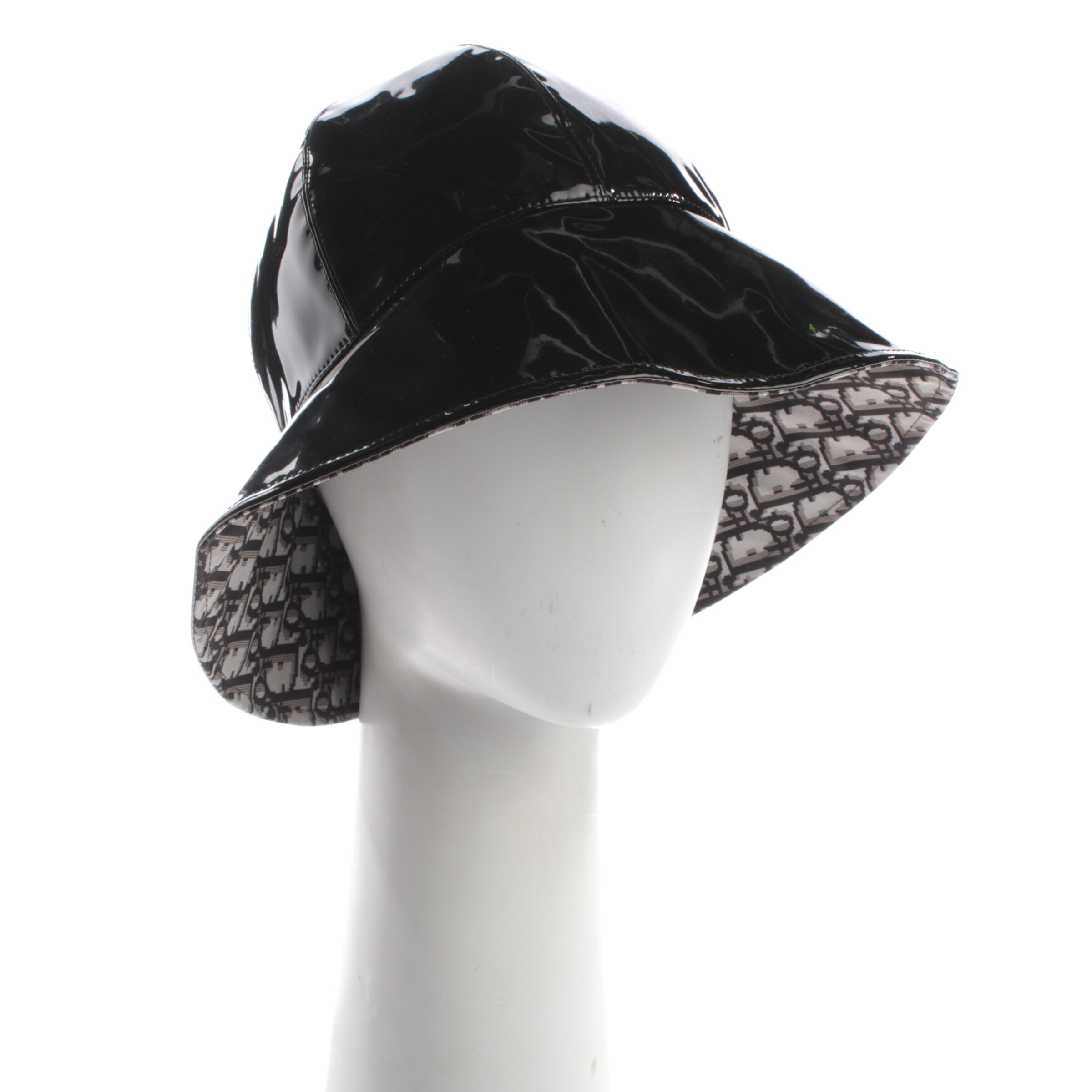 Dior Hut XS-XL in Schwarz: Vorderseite