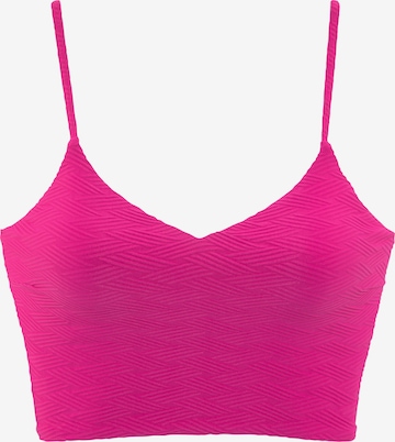 SUNSEEKER - Top de biquíni em rosa: frente