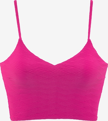 SUNSEEKER Bikini top in Pink: front