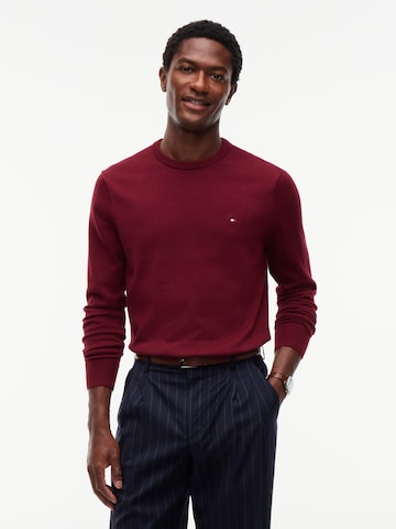 TOMMY HILFIGER Πουλόβερ 'Essential' σε κόκκινο: μπροστά
