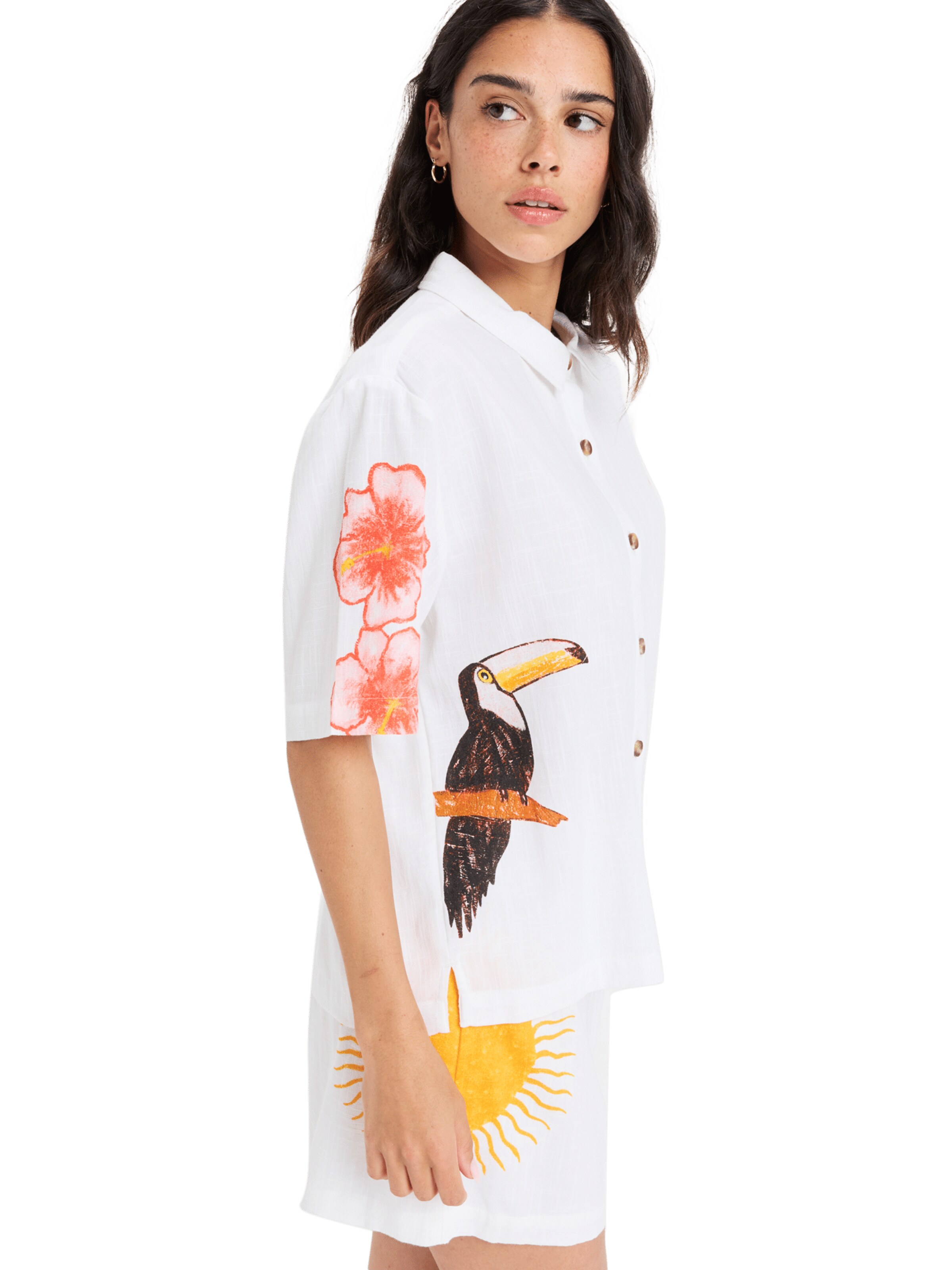 Chemisier ROXY en blanc