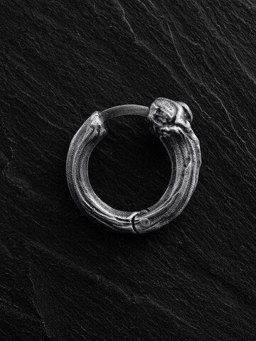 Boucles d'oreilles 'BONE' REYTEL en argent
