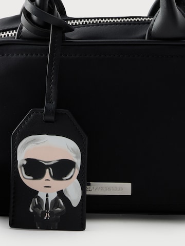 Poșete 'IKON' de la Karl Lagerfeld pe negru