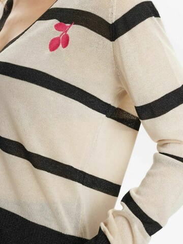 NÜMPH Strickjacke 'NUSLITTA' in Beige