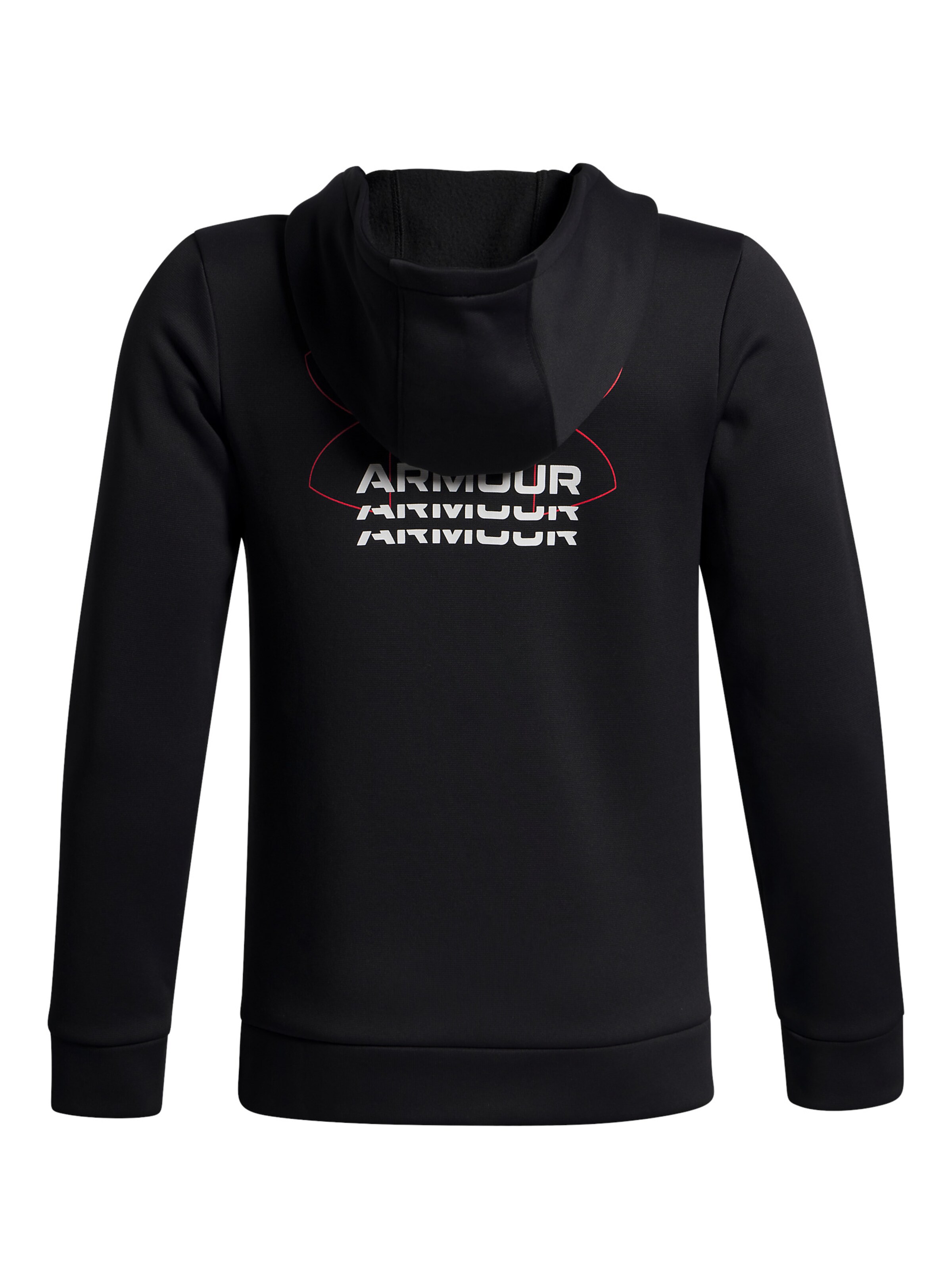 UNDER ARMOUR Athletic Sweatshirt in Black