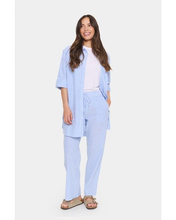 SAINT TROPEZ Loosefit Broek 'Miko' in Blauw