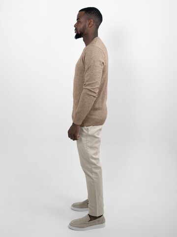 Vercate Pullover 'No. 16' in Braun